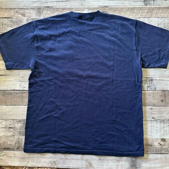 Vintage Y2k 2001 Looney Tunes Tasmanian Devil Taz Bowling Embroidered Tshirt | M - Picture 4 of 6